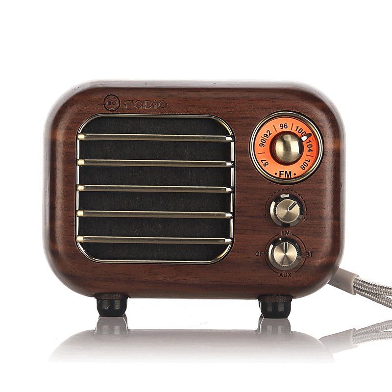 Retro Design Bluetooth Speaker with FM-Radio R918-A/C