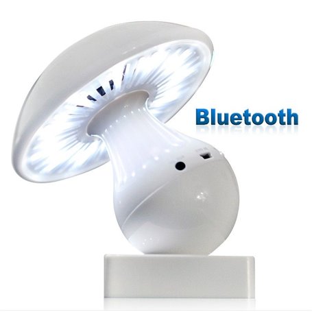 Bluetooth Lamp Mini Speaker with Radio Entalent - 1