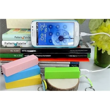 Batteria esterna portatile 2600 mAh Design rossetto Sinobangoo - 2
