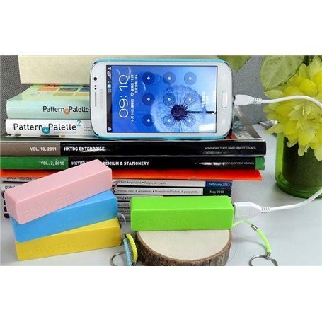 Batterie Externe Portable 2600 mAh Design Lipstick Sinobangoo - 2
