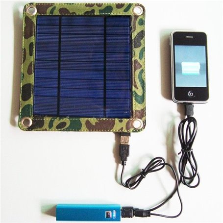 CY-303 Universele 3 Watt zonnelader en 2600 mAh batterij