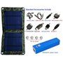 Eco Miracle Kit universal de încărcare solară de 7 wați și Powerbank 2600 mAh