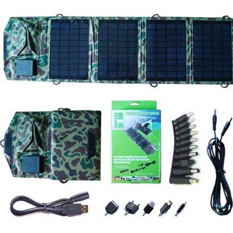 Universal Solar Charger Kit 14 Watts and Voltage Controler Eco Miracle - 1