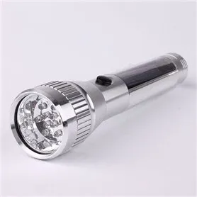 Lanterna Solar de Alumínio com Flash - Alcance de 50 m Eco Miracle - 1