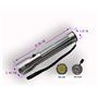 Solar LED Flashlight Torch in Aluminum Alloy - Lighting distance 200 m Eco Miracle - 1