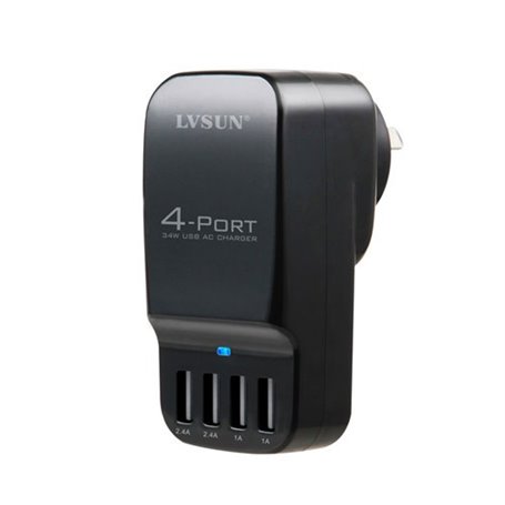 Smart Charging Station 4 porte USB 34 Watt Lvsun - 10