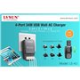 Smart Charging Station 4 porte USB 34 Watt Lvsun - 9