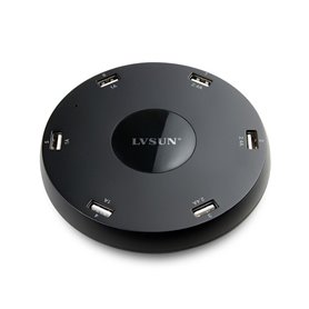 Smart 6-Port USB Charging Station 50 Watts Lvsun - 1