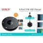 LS-6U Smart 6-Port USB Charging Station 50 Watts