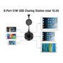 Smart Charging Station 6 porte USB 50 Watt Lvsun - 2