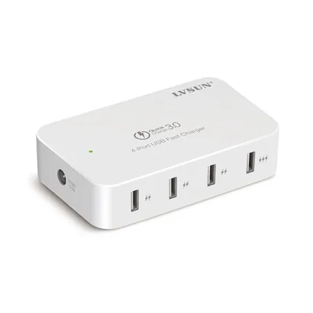Smart Charging Station 4 porte USB 60 Watt con ricarica ... Lvsun - 1