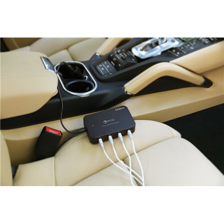 Smart 4-Port USB Charging Station 60 Watts Quick Charger QC 3.0 Lvsun - 4
