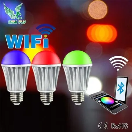 RGBW LED-lamp met Wifi-bediening Newfly - 4