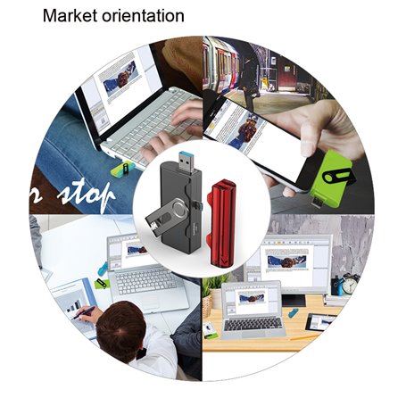 Batterie Externe Portable 2600 mAh et Clé USB OTG Sinobangoo - 3