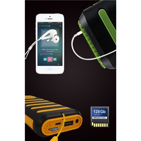 Przenośna zewnętrzna bateria 7800 mAh z głośnikiem Bluetooth KBPB-C007 Sinobangoo - 6