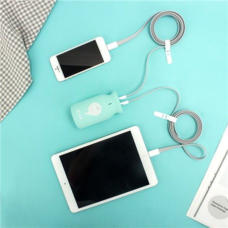 Batería externa portátil Botella de leche de diseño de 10000 mAh Domars - 2