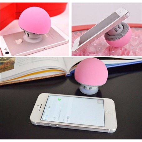 Mini Haut-Parleur Bluetooth et Lampe LED Design Champignon BT648 Favorever - 3