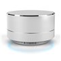 Reflective LED Light Metal Round Shape Bluetooth Speaker Favorever - 1