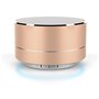 Reflective LED Light Metal Round Shape Bluetooth Speaker Favorever - 4