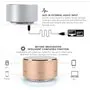 A10 Bluetooth-Mini-Lautsprecher aus gebürstetem Metall mit reflektierendem LED-Licht Favorever - 5