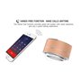 Reflective LED Light Metal Round Shape Bluetooth Speaker Favorever - 6