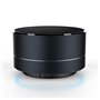 Reflective LED Light Metal Round Shape Bluetooth Speaker Favorever - 7