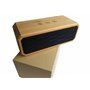 Alto-falante estéreo Bluetooth de bambu com mini design Favorever - 1