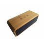 Alto-falante estéreo Bluetooth de bambu com mini design Favorever - 2