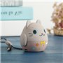 Mini Bluetooth Speaker Design Cartoon Grey Cat Favorever - 1