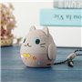 Mini Bluetooth Speaker Design cinza dos desenhos animados gato Favorever - 3