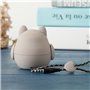 Mini Bluetooth Speaker Design cinza dos desenhos animados gato Favorever - 4