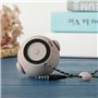 Mini Bluetooth Speaker Design cinza dos desenhos animados gato Favorever - 5