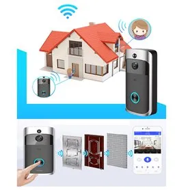 Vídeo Porteiro Câmera Entrada Porteiro Plug and Play Wifi HD 1280 ... Zhisheng Electronics - 1