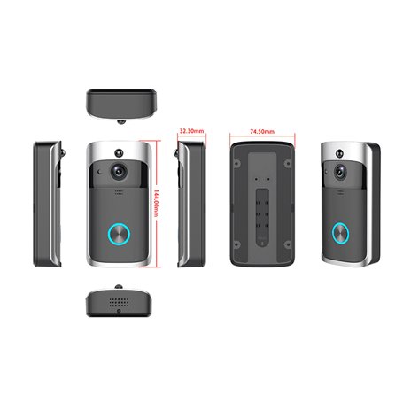 Video Tür Eingang Kamera Tür Eingang Plug and Play Wifi HD 1280 ... Zhisheng Electronics - 5