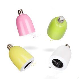 BL04 Lampe LED RGBW à Commande Bluetooth et Mini Haut-Parleur Bluet...