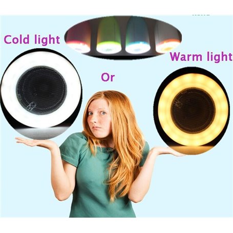 Bluetooth Kontrollü ve Bluetooth Mini Hoparlörlü RGBW LED Lamba BL04 Favorever - 9