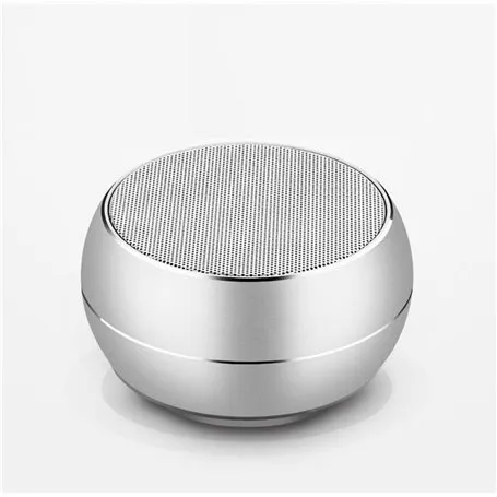 Mini alto-falante Bluetooth com design escovado em metal com luz LED reflexiva BT632 Favorever - 3