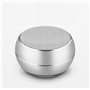 Reflective LED Light Metal Round Shape Bluetooth Speaker Favorever - 3