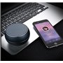 Reflective LED Light Metal Round Shape Bluetooth Speaker Favorever - 6