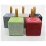 Altoparlante Bluetooth cubo design retrò in tela retrò Favorever - 2