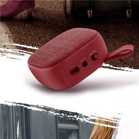 Mini Haut-Parleur Bluetooth Design Mini en Toile Rétro Favorever - 4
