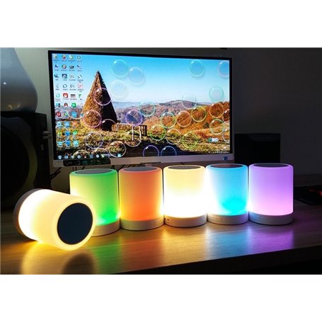 Bluetooth Speaker with LED Lamp Light Favorever - 1