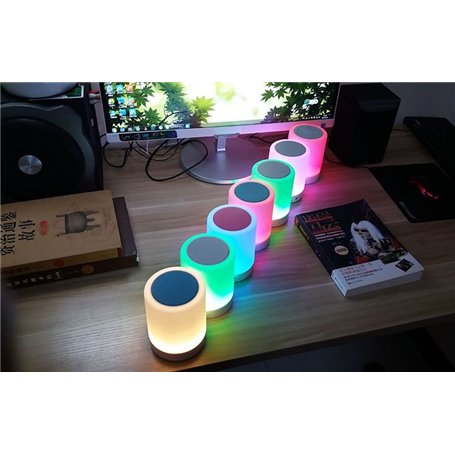 Mini Haut-Parleur Bluetooth et Lampe LED BL05 Favorever - 2