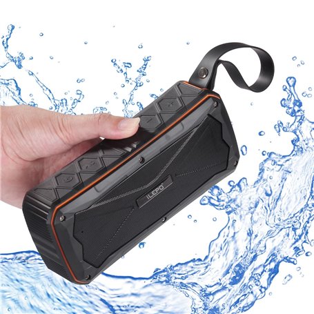 Mini Wireless Waterproof Bluetooth Speaker and Powerbank for Sport and Outdoor Ilepo - 1