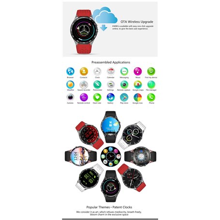 Montre Bracelet Intelligente GPS 3G Wifi Caméra Ecran Tactile GX-BW181 Ilepo - 7