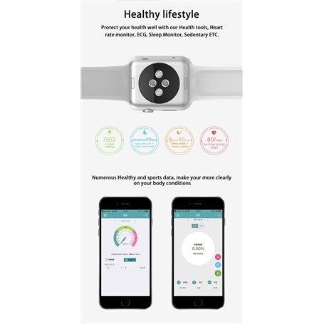 Montre Bracelet Intelligente Blueetooth Téléphone Caméra Ecran Tactile GX-BW329 Ilepo - 10