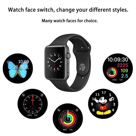 Montre Bracelet Intelligente Blueetooth Téléphone Caméra Ecran Tactile GX-BW329 Ilepo - 11