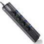 250 Volt beschermde Mixed Power Strip en USB 5 Volt 4Plus4 Bestek - 1