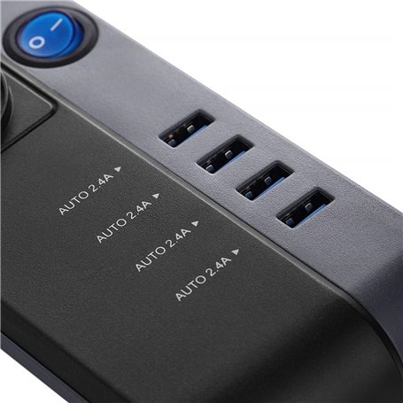 250 wolt chroniona mieszana listwa zasilająca i USB 5 woltów 4Plus4 Bestek - 3