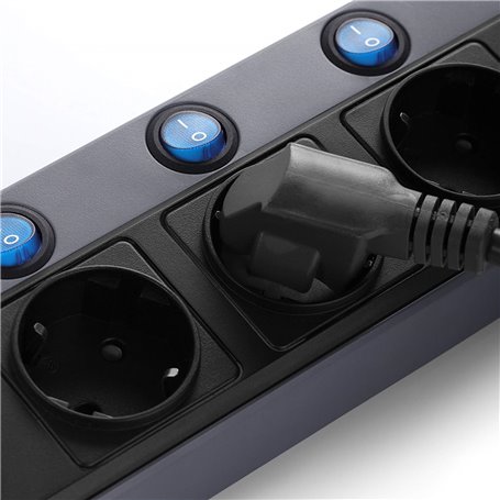 250 wolt chroniona mieszana listwa zasilająca i USB 5 woltów 4Plus4 Bestek - 4